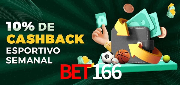 10% de bônus de cashback na bet166